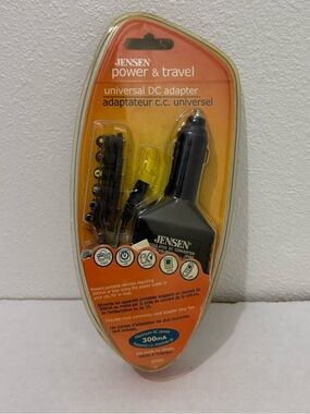 Jensen Power and Travel Universal DC Adapter Car Converter JEN60 New Package